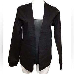 Black Scale Elegant Black Open Jacket Size XS